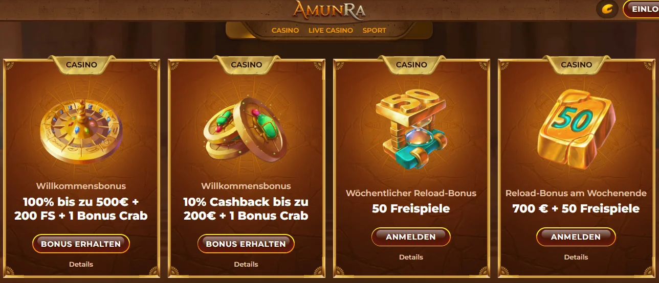 amunra casino no deposit bonus